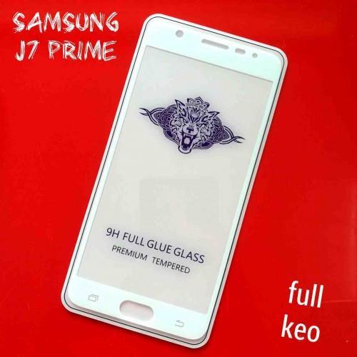 PK Dán cường lực Samsung J7 Pro trắng Full 5D