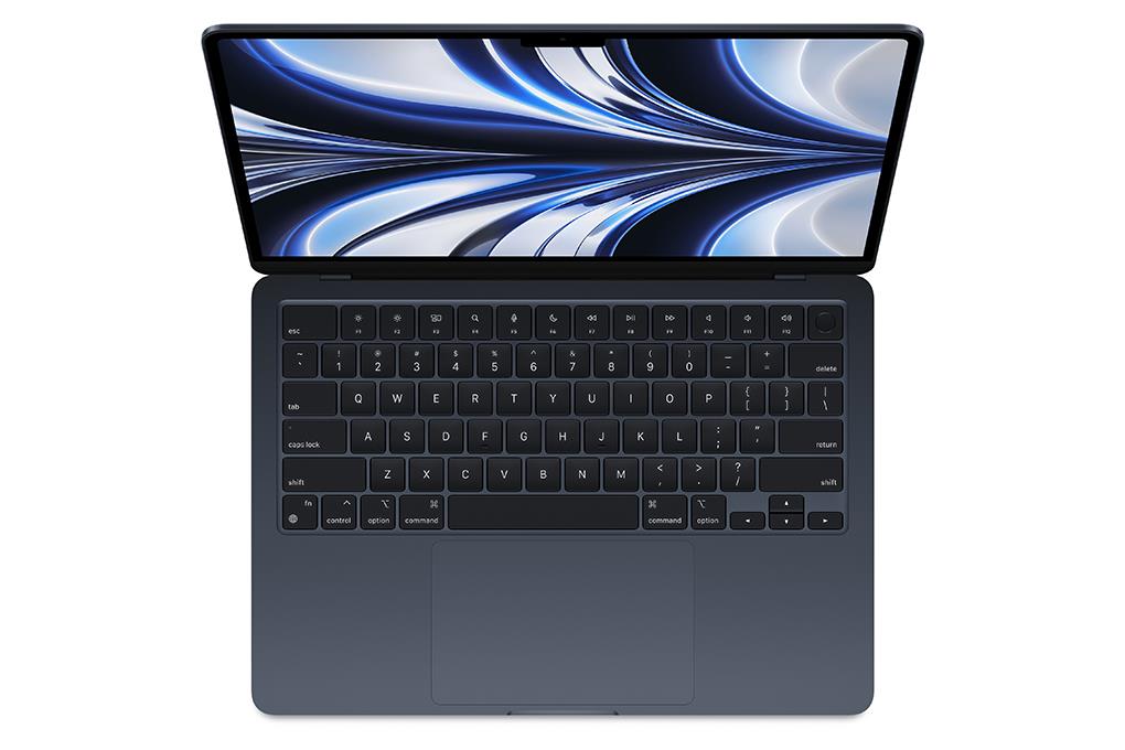 Laptop Apple MacBook Air 13 in M2 2022 8-core CPU 8-core GPU MLY13SA A 8G 256G Xanh đen