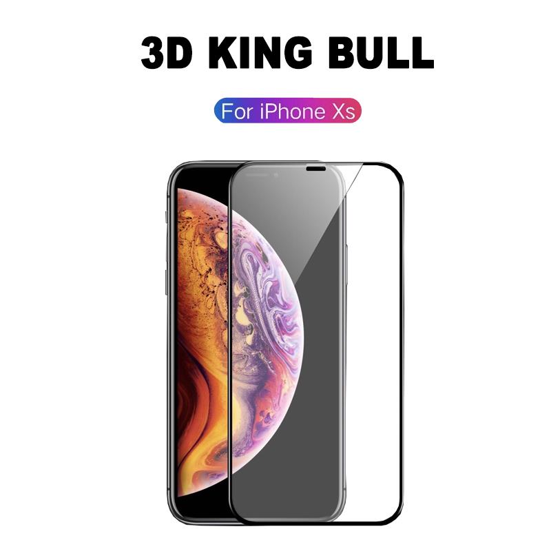 PK Dán cường lực iPhone X đen Totu 3D Full cứng 0.23mm
