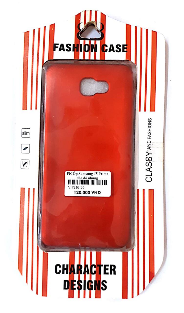 PK Ốp Samsung J5 Prime dẻo đỏ nhung