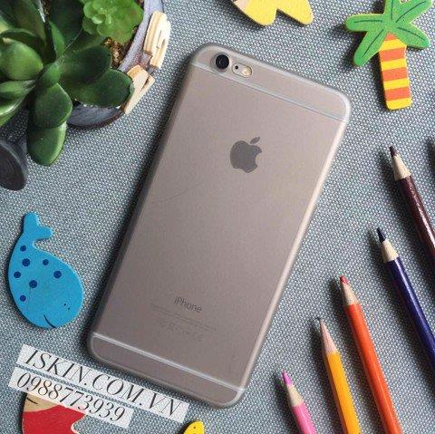 PK Ốp iPhone 6 Plus dẻo hồng cam hở tròn 