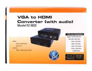 PK Box chuyển VGA to HDMI có Audio VH003