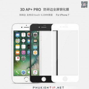 PK Dán cường lực iPhone 7 trắng Benk 3D Full cứng