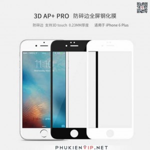 PK Dán cường lực iPhone 6 Plus đen Anank Nhật 3D Full cứng