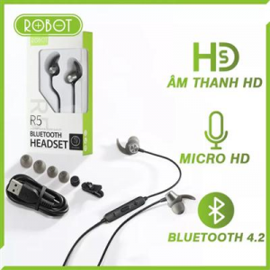 PK Tai nghe Bluetooth Robot R5 thể thao