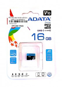 PK Thẻ nhớ ADATA 16G UHS-i V10 85Mb/s
