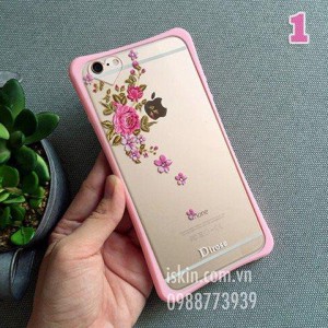 PK Ốp iPhone 6/6s Dita dẻo hoa đá