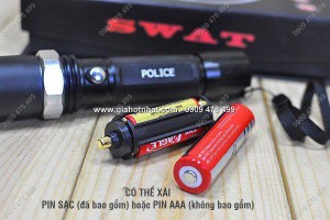 PK Đèn pin Police H352 la bàn Swat