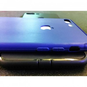 PK Ốp iPhone 7 Plus dẻo xanh hở táo 