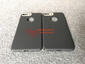 PK Ốp iPhone 7 Plus/7+ Shengo đen nhám camera nổi