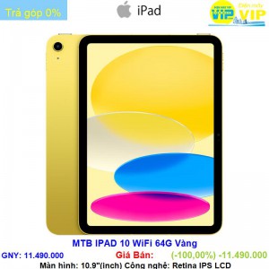 MTB iPad 10 WiFi 64G Vàng