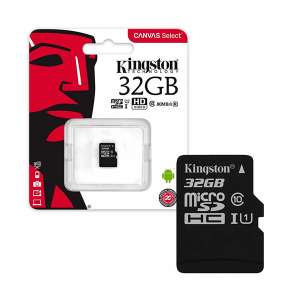 PK Thẻ Nhớ Kingston 32GB MicroSDHC Canvas Select 100R CL10 chính hãng