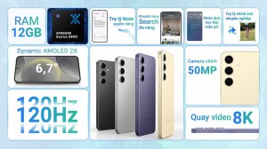 ĐTDĐ SAMSUNG S24+ 5G 12G 512G ĐEN