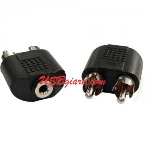 PK Jack nối 3.5 ra 2 đầu bông sen