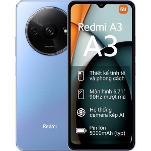 ĐTDĐ XIAOMI REDMI A3 XANH DƯƠNG