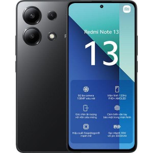 ĐTDĐ XIAOMI REDMI NOTE 13 8G 128G ĐEN