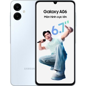 ĐTDĐ SAMSUNG A06 6G 128G XANH DƯƠNG NHẠT XANH LÁ ĐEN
