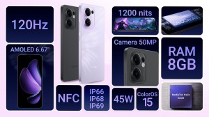 ĐTDĐ OPPO RENO13 F 8G 256G XÁM