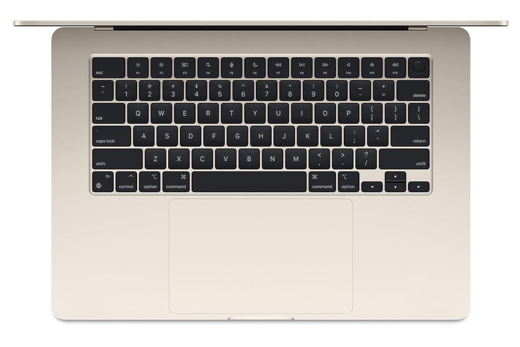Laptop Apple MacBook Air 15 in M2 2023 8-core CPU 10-core GPU MQKR3SA A 8G 256G Vàng
