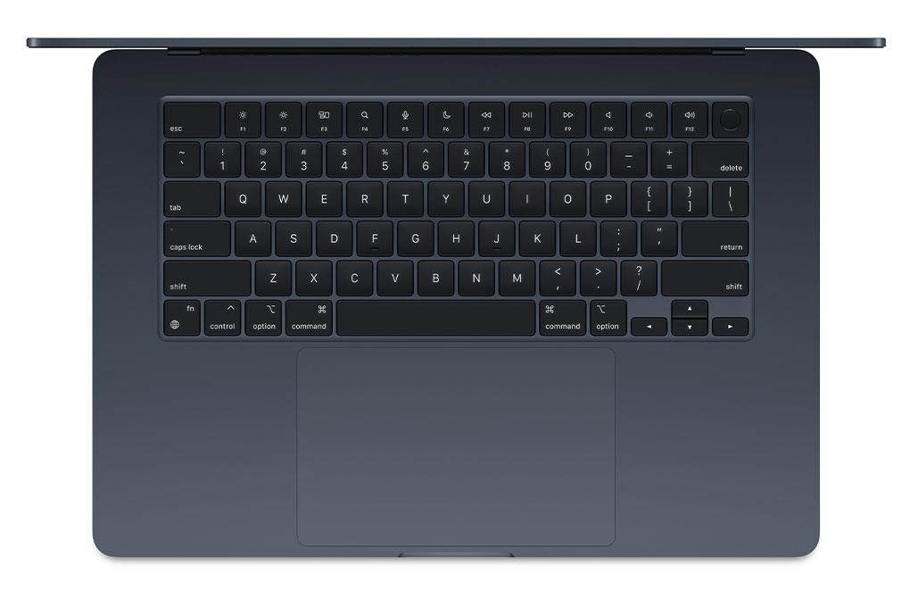 Laptop Apple MacBook Air 15 in M2 2023 8-core CPU 10-core GPU 35W MQKR3SA A 8G 256G Xanh đen