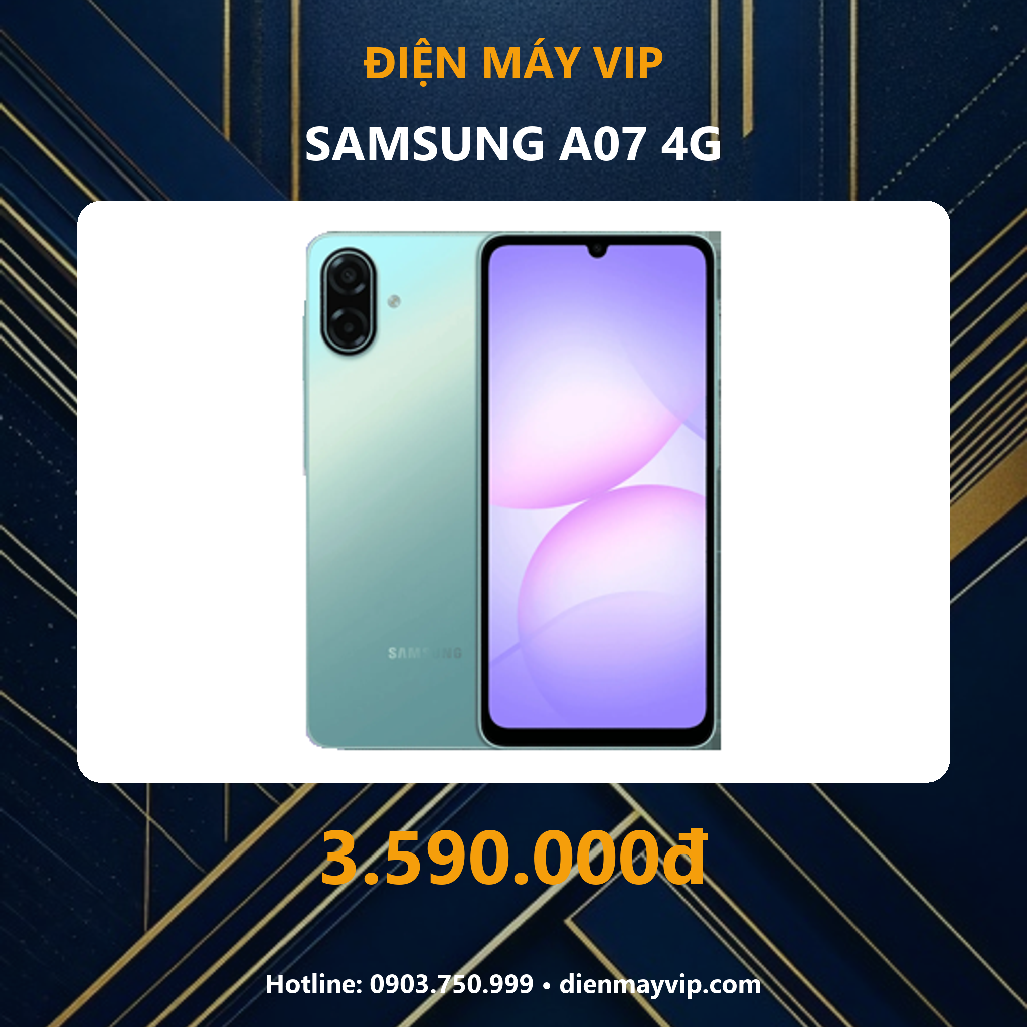 Samsung A07 4G — Giá VIP kèm Bộ Quà Tặng, giao lắp trong ngày