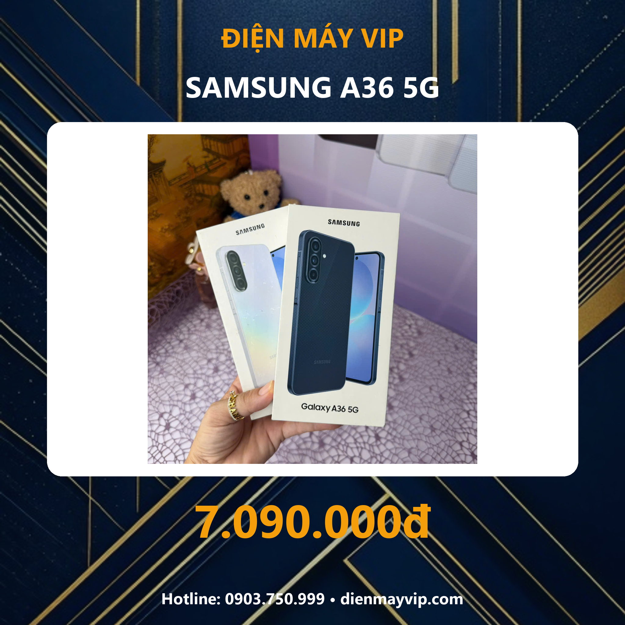 Samsung A36 5G — Giá VIP kèm Bộ Quà Tặng, giao lắp trong ngày