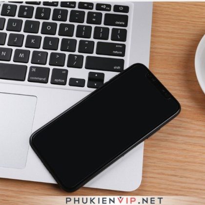 PK Dán cường lực iPhone X đen Baseus Full 3D ARC 0.3mm