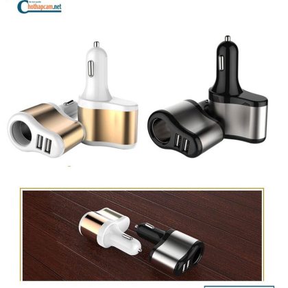 PK Đầu chia 1 ra 3 tẩu sạc xe hơi Weitoo 12V/24V