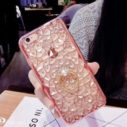 PK Ốp iPhone 6 Plus/6+ Shengo dẻo viền kim cương