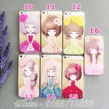 PK Ốp iPhone 5 dẻo hình viền xoàn