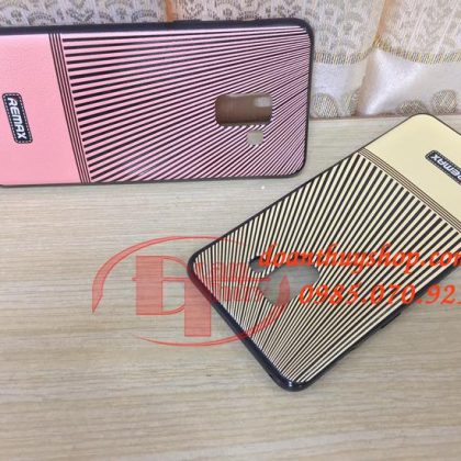PK Ốp Samsung A8 dẻo trong viền sọc ZP