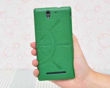 PK Ốp Sony C1505 Giả da
