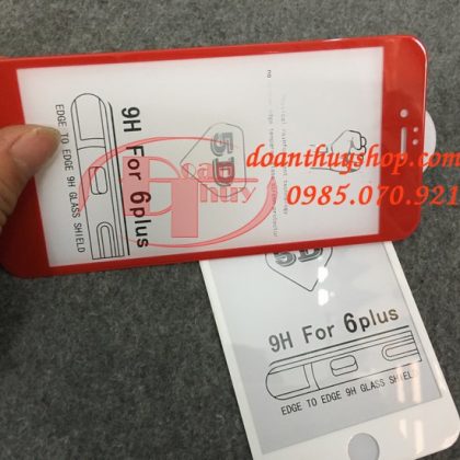 PK Dán Cường lực iPhone 6 trắng Full 5D