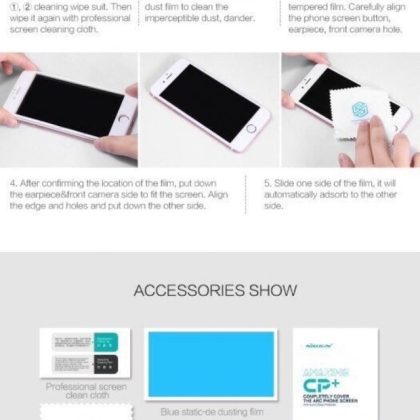 PK Dán cường lực iPhone 6 Plus đen Baseus chống nhìn trộm Full dẻo