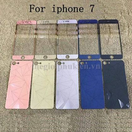 PK Dán Cường Lực iPhone 7 hồng gương Full