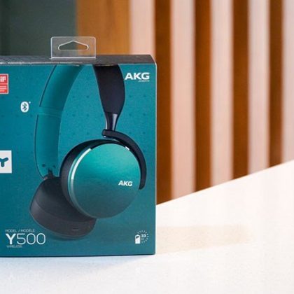 PK Tai nghe Bluetooth SAMSUNG AKG Y500 Xanh Quà PreOrder A80