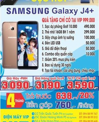 PK Ốp Samsung J4+ dẻo trong TPU