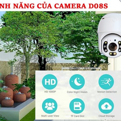 PK Camera Yoosee ngoài trời 3.0MP led auto 360 P08