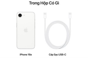 ĐTDĐ IPHONE 16E 128G ĐEN TRẮNG - Ảnh 8